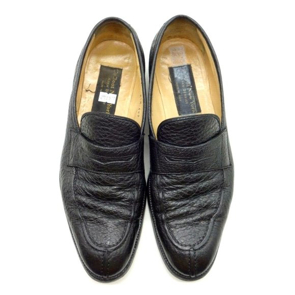 To Boot New York Black Soft Deerskin Leather Slip On Loafers Shoes Men\'s 8.5 M main image 9